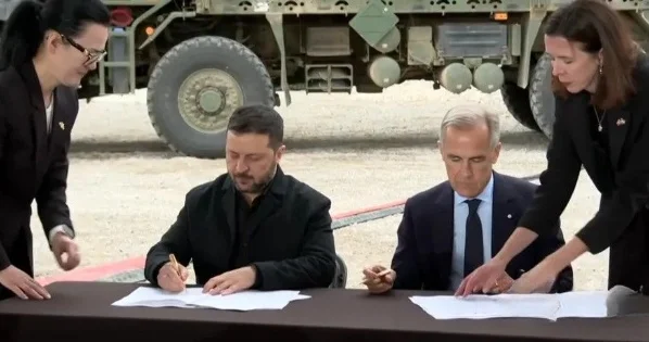 Ukrayna və Kanada 100 illik tarixi saziş imzaladı VİDEO