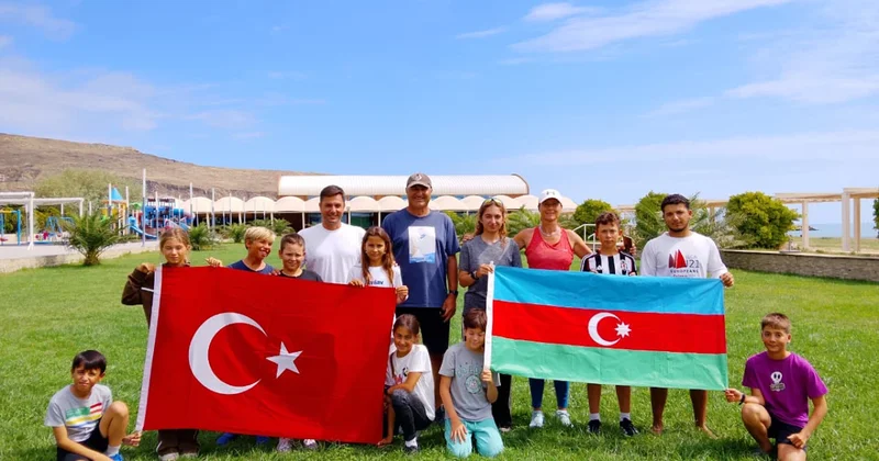 Турецкие яхтсмены в Баку!
