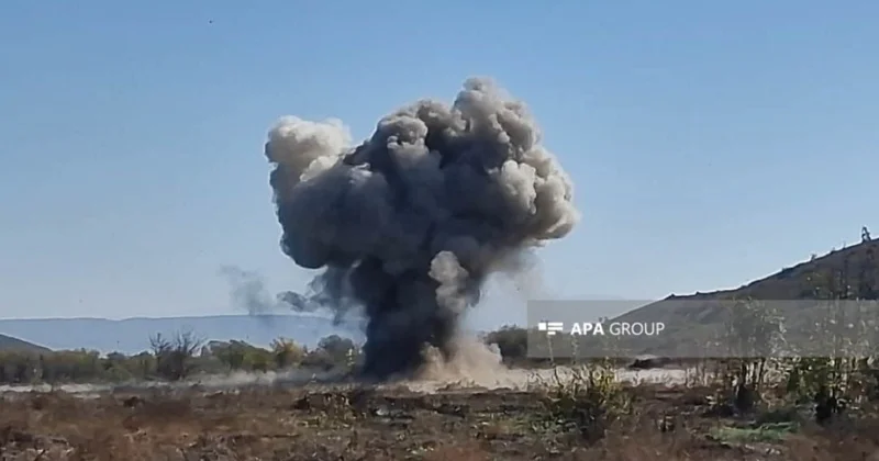 Xocalı rayonunda mina partlayıb, ANAMA əməkdaşı xəsarət alıb