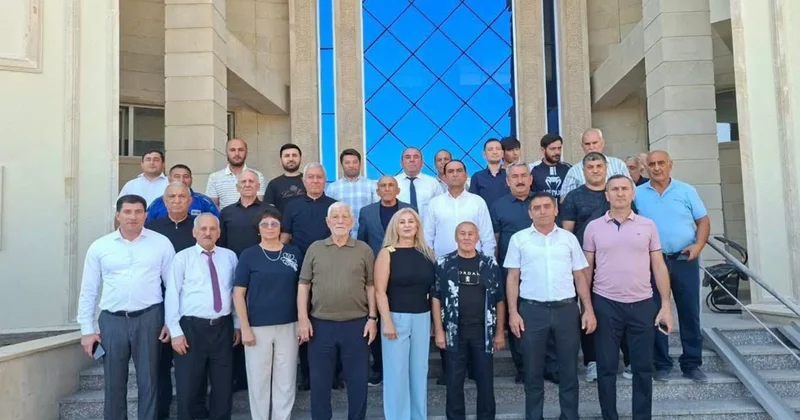 İdman veteranları Qazax və Tovuz rayonlarında olublar FOTO