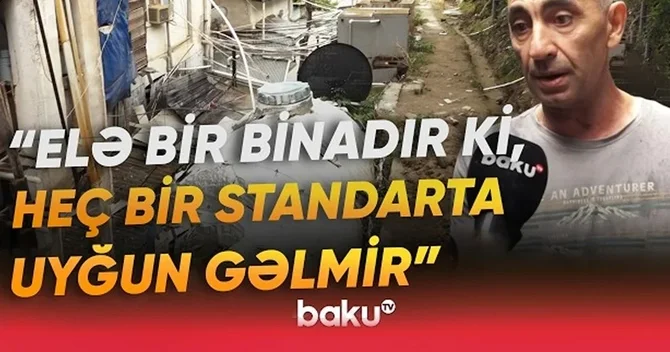 Kanalizasiya problemi sürüşməyə səbəb oldu? Səbaildə nə baş verir?