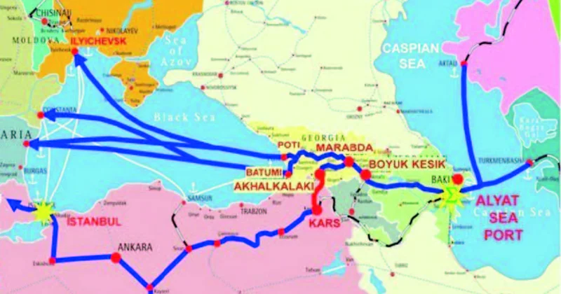 Mərkəzi Asiyadan Xəzər regionuna nəqliyyat körpüsü