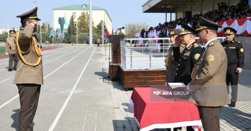 FHN Akademiyasında andiçmə və buraxılış mərasimi keçirilib FOTO