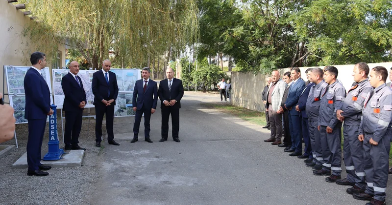 Naftlanın Qasımbəyli kəndinin su təchizatı yenidən qurulub