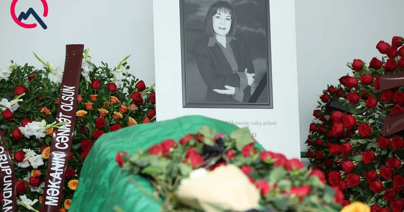Əminə Yusifqızı dəfn olundu Fotolar Yenilənib