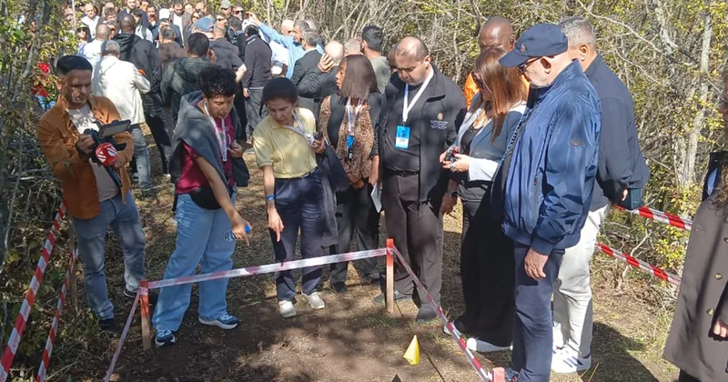 Bakı Dialoqunun iştirakçıları azad olunmuş ərazilərdə Fotolar