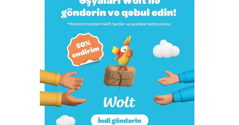 Wolt yeni Packages funksiyanı təqdim edir: İndi əşyaları yemək sifarişi qədər asan göndərə bilərsiniz