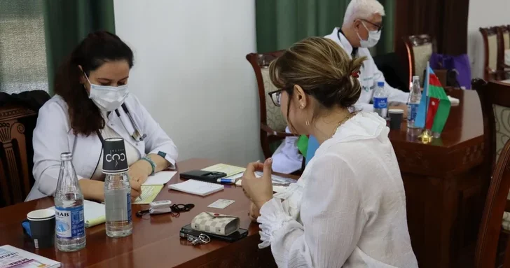 В городе Ханкенди организована выездная медицинская акция