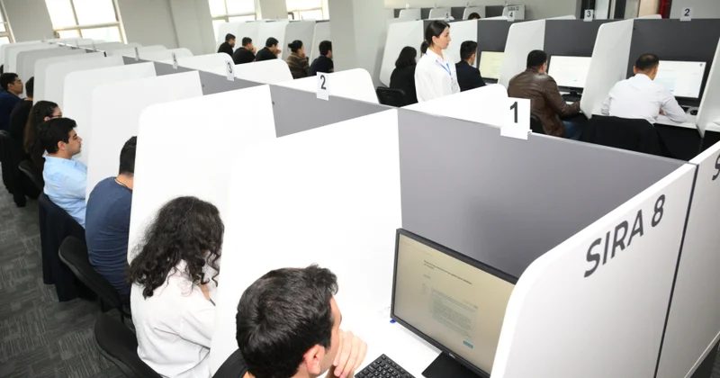 Prokurorluq orqanlarına qulluğa qəbulla bağlı elan edilmiş müsabiqənin test imtahanı keçirilib
