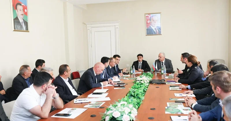 Balakəndə Qəhvəyi mərmər bağacığı ilə bağlı iclas keçirildi FOTOLAR
