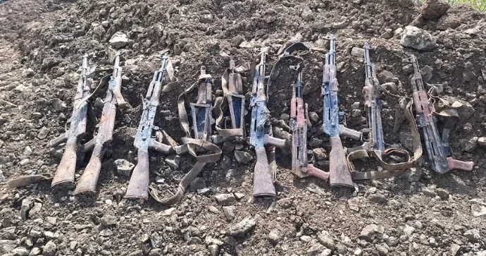 Bakı Quba yolunda avtomat silah tapıldı