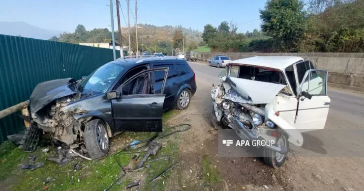Lənkəranda QƏZA: 2 si uşaq olmaqla, 4 nəfər yaralandı