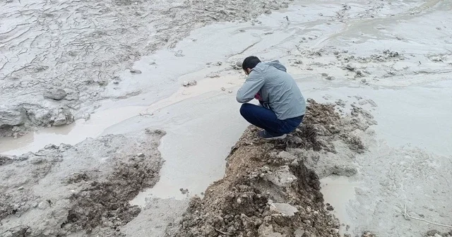 В селе Лаза зафиксированы морфологические изменения на склоне и в русле реки