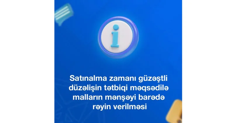 Bu il malın mənşəyi barədə rəyin alınması üçün 492 müraciət təmin olunub