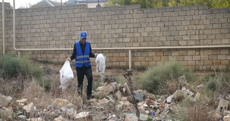 Sumqayıtda Qurd dərəsi massivində geniş iməcilik keçirilib