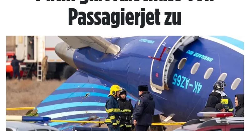 Almaniya mediası Putinin AZAL ın təyyarəsinin qəzaya uğramasına görə üzr istəməsindən yazıb