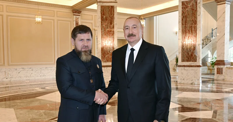 İlham Əliyev Ramzan Kadırovu qəbul etdi (FOTO)
