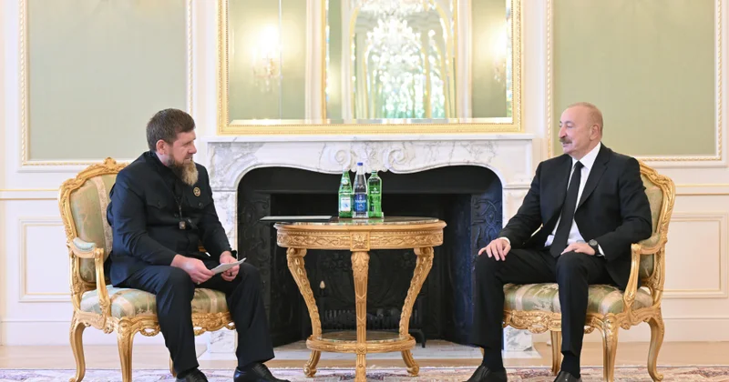 Prezident İlham Əliyev Rusiyanın Çeçenistan Respublikasının başçısını qəbul edib