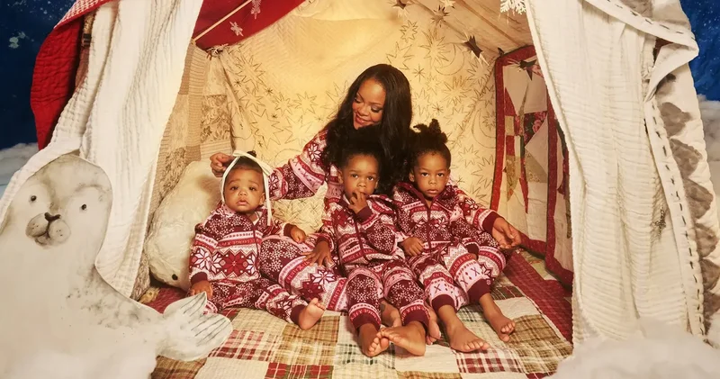 Rihannadan övladları ilə fotosessiya