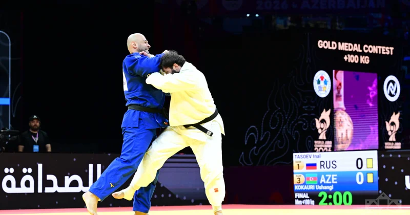 Ушанги Кокаури взял серебро на чемпионате мира