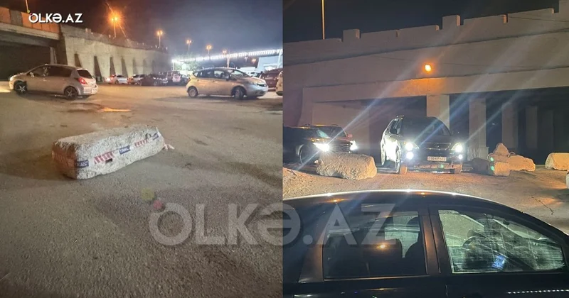 Hövsanda bağlı yolu “açdılar” Avtomobillərə ciddi ziyan dəydi FOTO/VİDEO