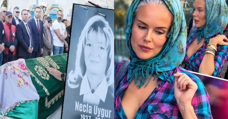 Dəfnə sinəsi açıq gəldi, tənqid olundu