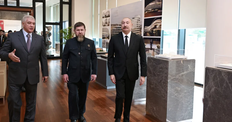 Белый город : Алиев познакомил Кадырова с проектом умного города в Баку Minval Politika