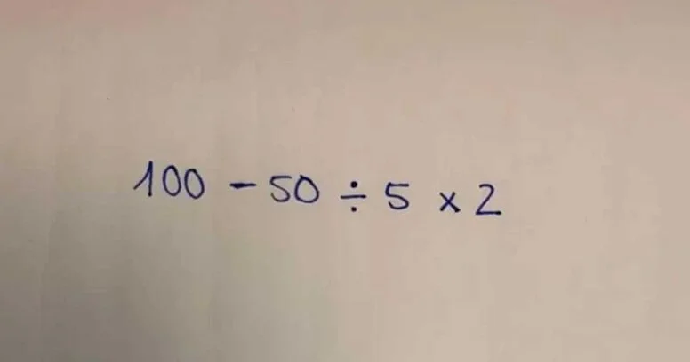 Minlərlə insanın səhv cavab verdiyi həmin məşhur riyaziyyat sualı