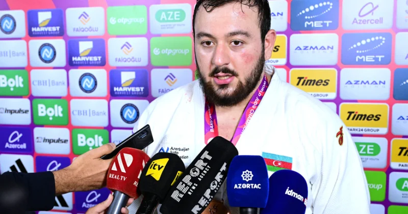 Bürünc medal qazanan Azərbaycan cüdoçusu: Üçüncü yer uğrunda görüşə tam hazır deyildim