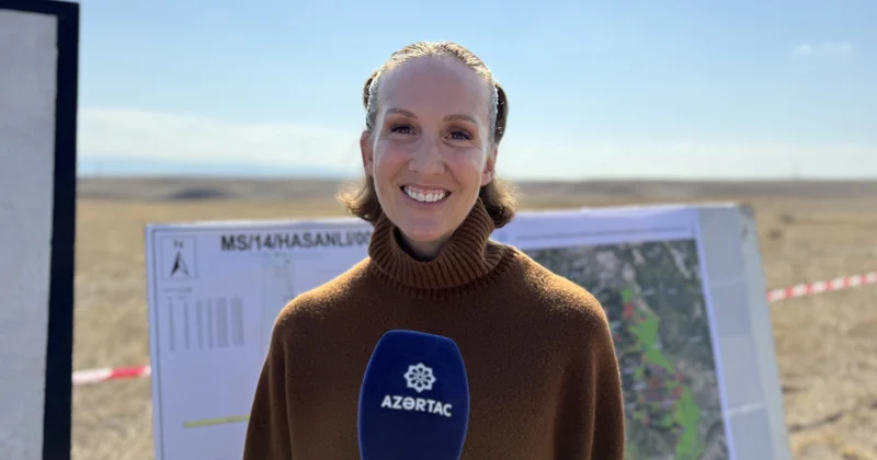 Ancela Kavni: Minatəmizləyənlərin cəsarətinə heyran qaldım