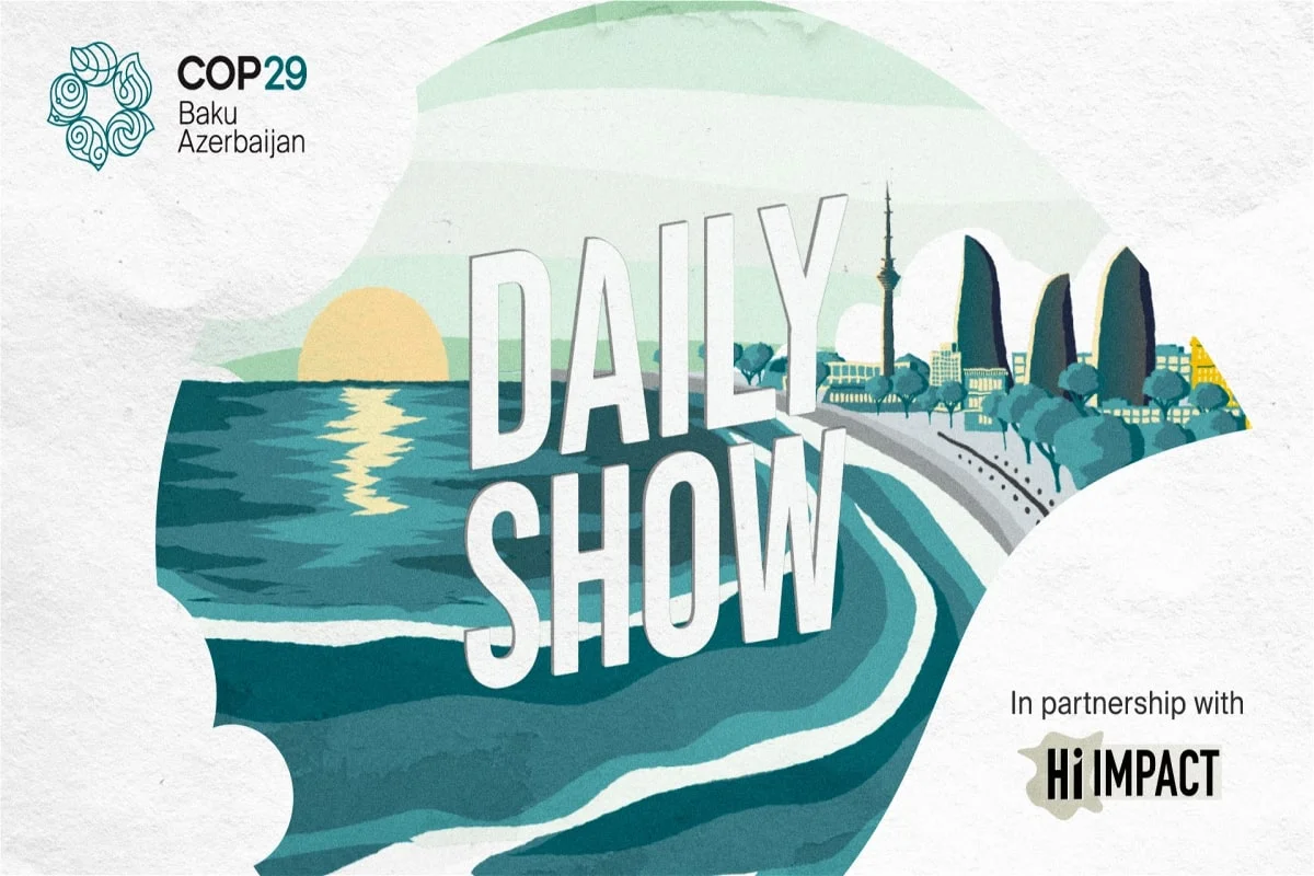 COP29 “Daily Show” televiziya proqramına start verir