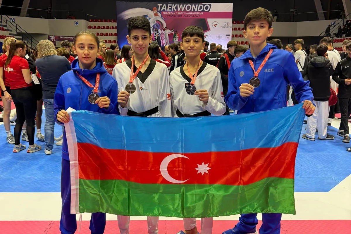 Taekvondoçumuz Avropa çempionu olub Tiranada 4 medal FOTO İdman və Biz