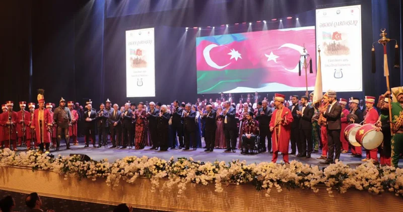 Gəncə Dövlət Filarmoniyasında Əbədi Qardaşlıq adlı möhtəşəm konsert keçirildi (FOTO)