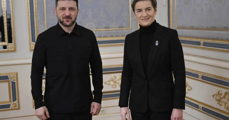 Serbiya Milli Assambleyasının sədri Kiyevdə Volodimir Zelenski ilə görüşüb