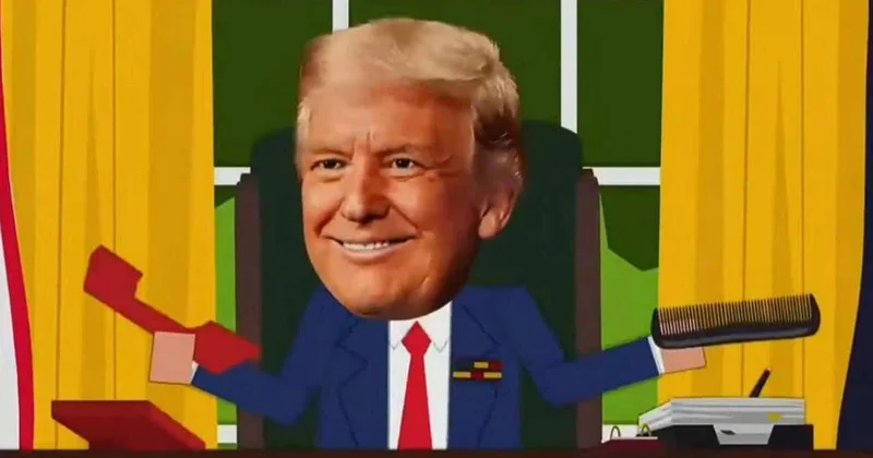 Trampı ələ salıb izlənmə rekordu qırdılar