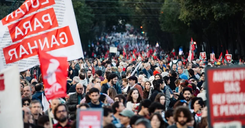 Антиправительственные выступления… и в Португалии объектив