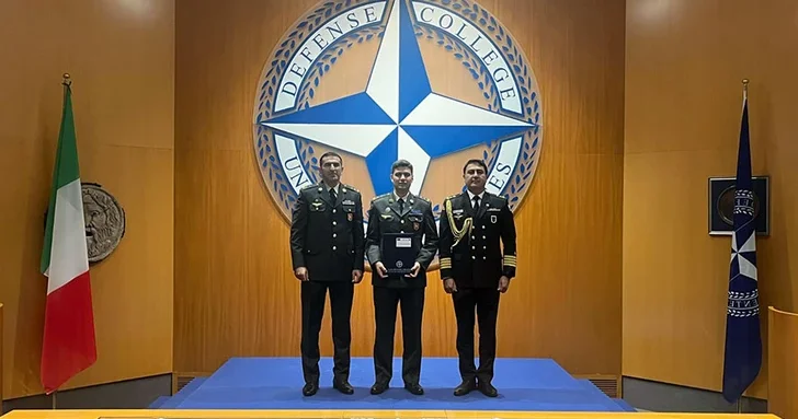 Азербайджанский военнослужащий успешно завершил курс регионального сотрудничества НАТО