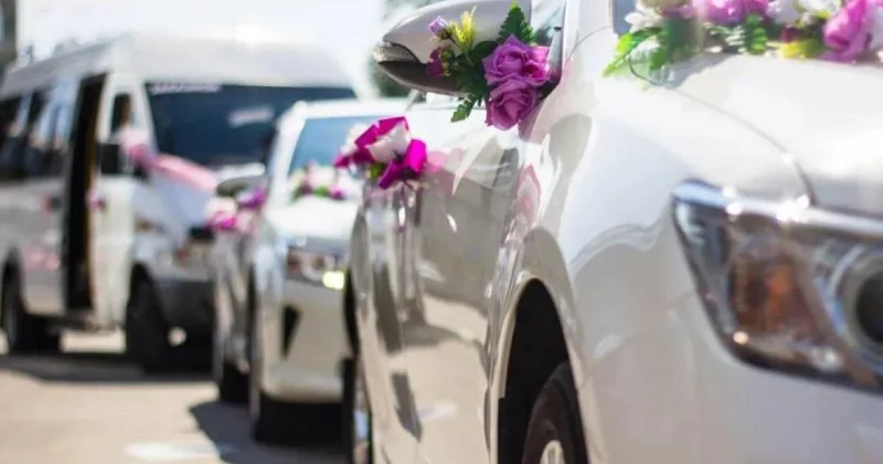 В Губе автомобиль из свадебного кортежа попал в аварию