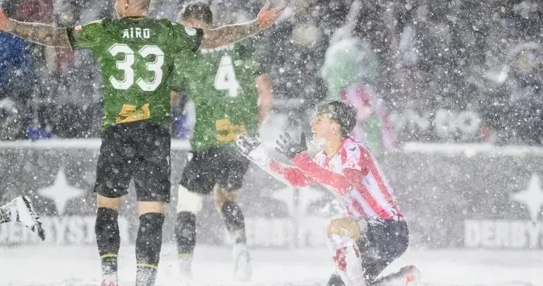 Kanadada qar fırtınasında möhtəşəm qol qeydə alınıb VİDEO