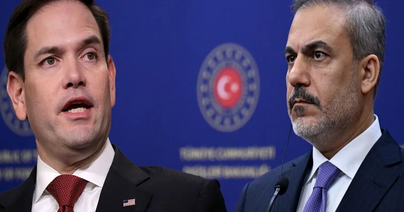 Ağ Evdə Hakan Fidanla Marko Rubionun görüşü başlayıb