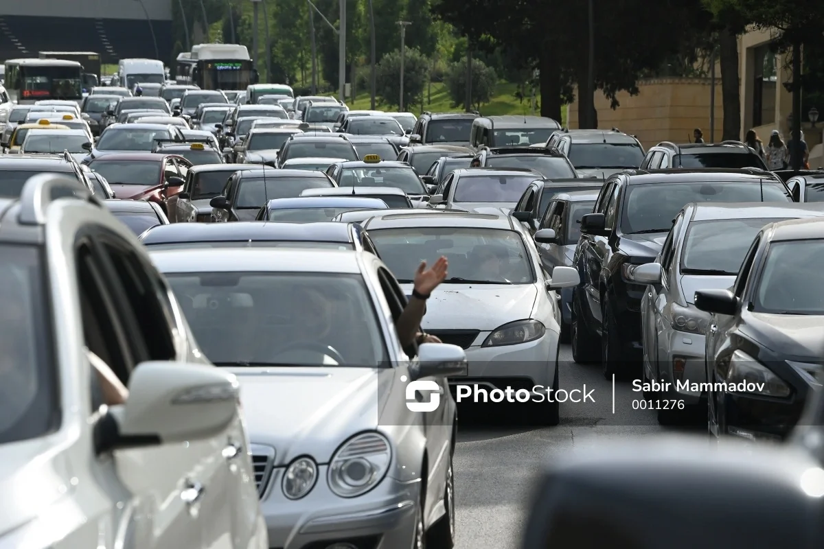 Hazırda Bakının sıxlıq müşahidə olunan küçələri 10.12.2024