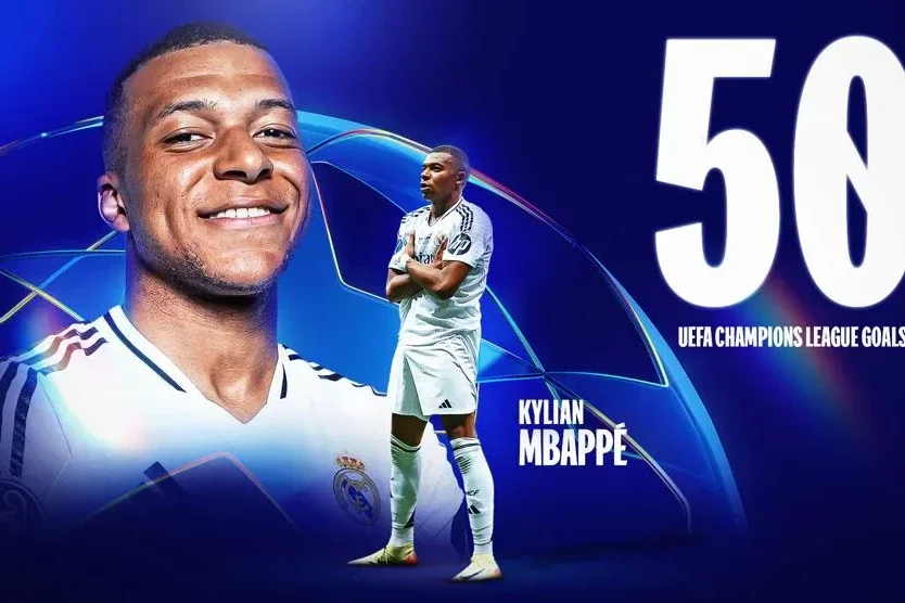 Mbappe 50 qol həddinə çatan 9cu futbolçu olub İdman və Biz