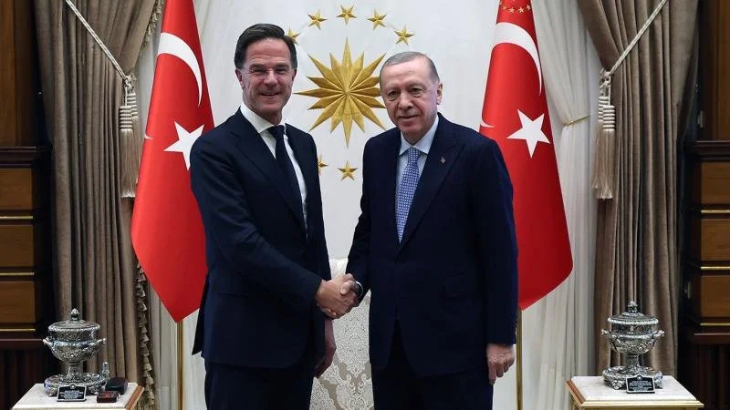 Ərdoğan Rutte ilə Suriyanı müzakirə etdi