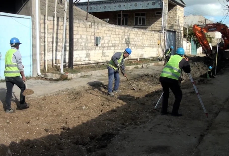 Şirvan şəhərinin su təchizatı və kanalizasiya şəbəkəsi yenidən qurulur AZƏRTAC