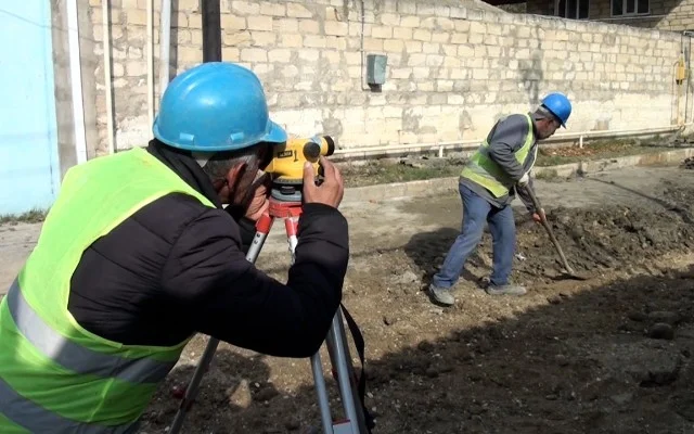 Şirvanda kanalizasiya şəbəkəsi yenidən qurulur FOTO/VİDEO