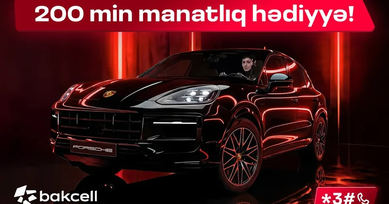 Великолепный подарок на 200 000 манат в мега лотерее Bakcell! ФОТО