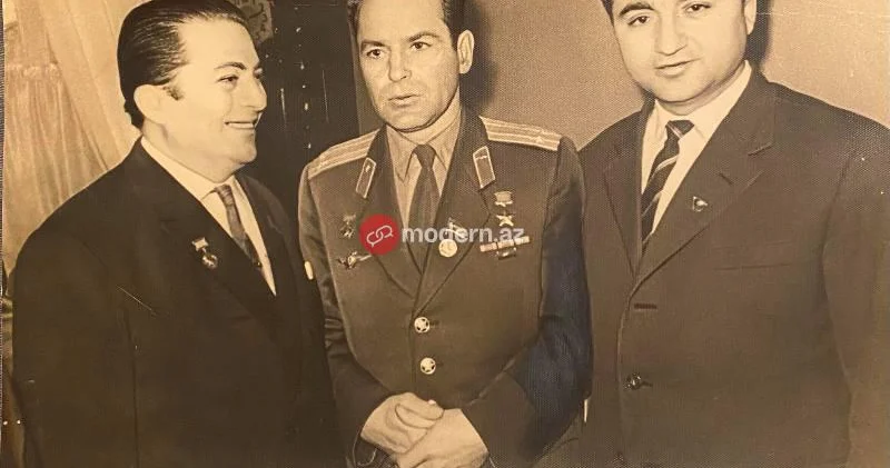 Bir şəklin tarixçəsi: Üç məşhurun təsadüfi olmayan GÖRÜŞÜ