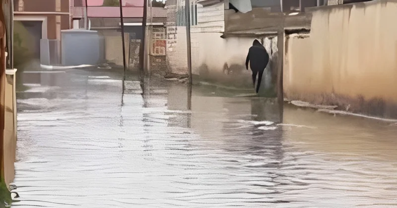 Hətta qəfil yaranan gölməçələrdən birində KONKRET