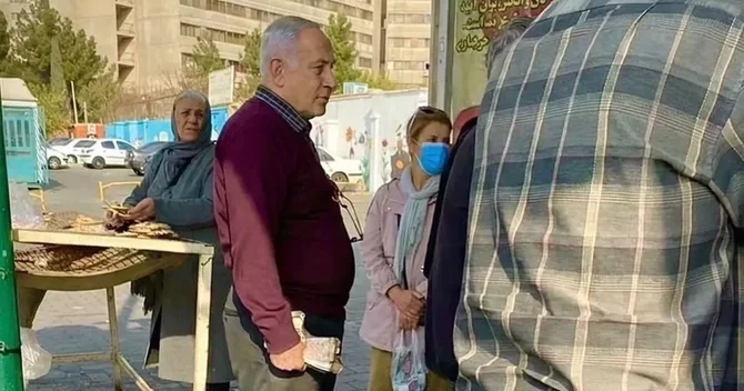 İranda Netanyahuya bənzəyən adam sosial mediada mübahisə yaratdı