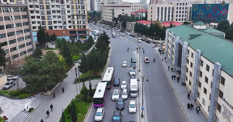 Bu küçələrdə hərəkət sxemi dəyişdirilir